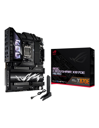Mainboard, ASUS, AMD X870E, SAM5, ATX, Memory DDR5, Memory slots 4, 2xPCI-Express 4.0 16x, 2xPCI-Express 5.0 16x, 4xM.2, 1xHDMI