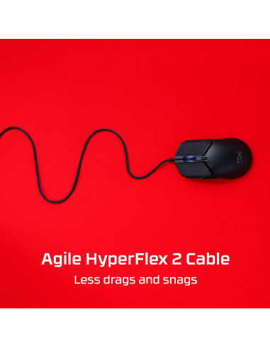 MOUSE USB OPTICAL PULSEFIRE/HASTE 2 BLACK HYPERX