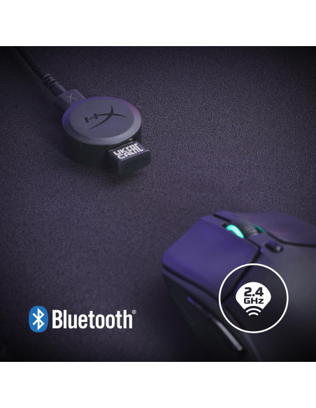 MOUSE USB OPTICAL WRL/PULSEFIRE HASTE 2 BLACK HYPERX