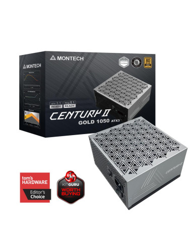 Power Supply, MONTECH, CENTURY II, ATX, 1050 W, CENTURYII1050