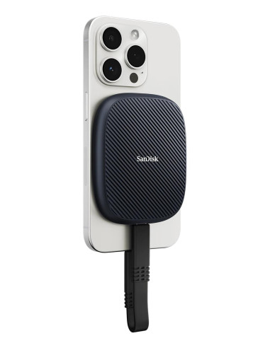 External SSD, SANDISK, Read speed 1000 MB/s, 1 TB, SDSSDE62M-1T00-G25