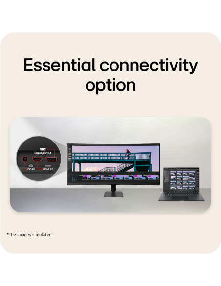 LCD Monitor, LG, 34 ", 3440 x 1440 pixels, UltraWide Quad HD, Native aspect ratio 21:9, LCD, Curved, 34U601B-B