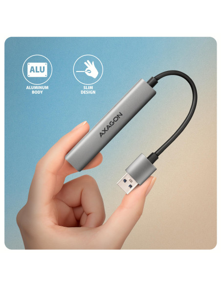 I/O HUB USB3.2 4PORT/0.12M HUE-STA AXAGON