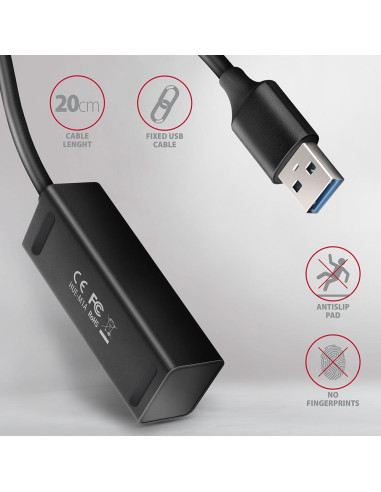 I/O HUB USB3.2 4PORT MINI/0.2M HUE-M1A AXAGON