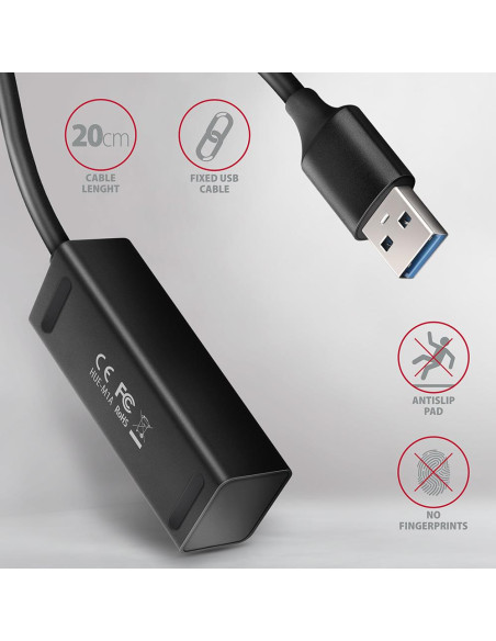 I/O HUB USB3.2 4PORT MINI/0.2M HUE-M1A AXAGON