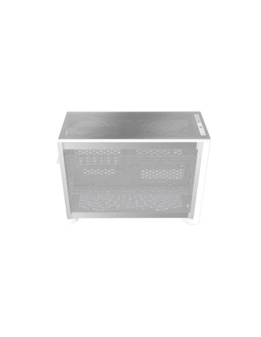 Case, MONTECH, micro ATX/Mini-ITX, White, Mini Tower, PC, Ten, TEN(W)