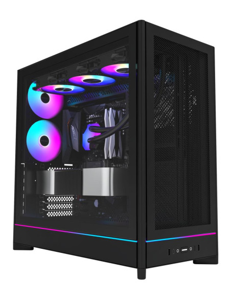 Case, MONTECH, HS01 PRO, MidiTower, Case product features Removeable HDD basket/Transparent panel, Not included, ATX, MicroATX,