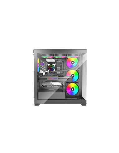 Case, XILENCE, ATX/micro ATX/Mini-ITX, Black, Midi Tower, PC, X818.ARGB