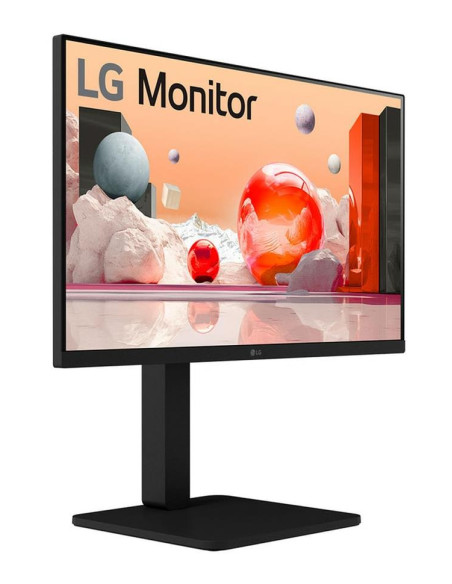 LCD Monitor, LG, 24BA550-B, 24", Panel IPS, 1920x1080, 16:9, 100 Hz, Matte, 5 ms, Speakers, Swivel, Pivot, Height adjustable, T