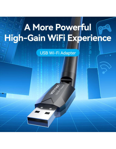 WRL ADAPTER USB 650MBPS/DUAL BAND KDTB0 VENTION