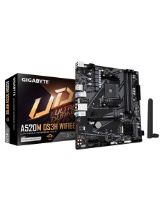 Mainboard, GIGABYTE, AMD A520, Socket AM4, micro ATX, RAM DDR4-SDRAM, 4xSlots, Wi-Fi Yes, Bluetooth Yes, 1xNumber of M.2 (M) sl