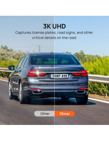 DASHCAM REARVIEW/S500 70MAI
