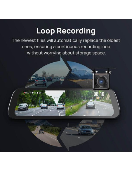 DASHCAM REARVIEW/S500 70MAI