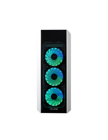 Case, CHIEFTEC, ATX/micro ATX/Mini-ITX, White, Midi Tower, PC, GL-03W-OP