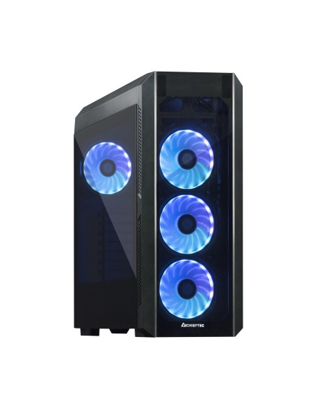 Case, CHIEFTEC, ATX/micro ATX/Mini-ITX, Black, Tower, PC, Scorpion 3, GL-03B-OP
