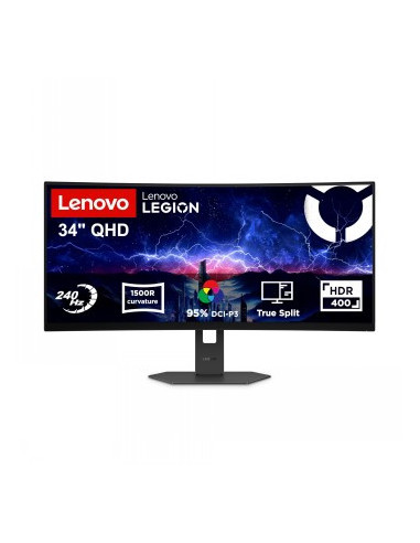 LENOVO LEGION 34W-2C 34 UWQHD WLED (3440X1440) VA240HZ410NITS0.5MS1500R2X HDMI 2.1 FRLDP 1.4 (3YEAR WARRANTY)