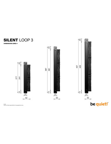 CPU COOLER S_MULTI/SILENT LOOP 3 BW026 BE QUIET