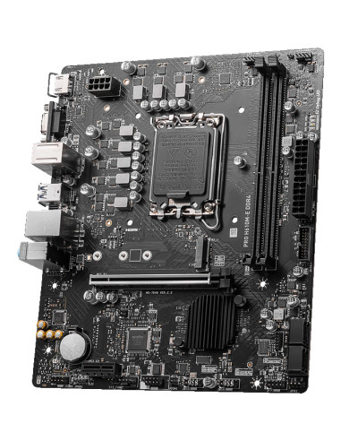 Mainboard, MSI, Intel H610, LGA1700, MicroATX, Memory DDR4, Memory slots 2, 1xPCI-Express 1x, 1xPCI-Express 16x, 1xM.2, 1x15pin