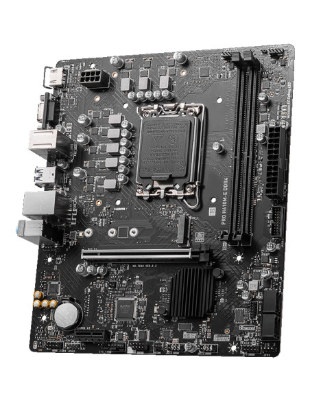 Mainboard, MSI, Intel H610, LGA1700, MicroATX, Memory DDR4, Memory slots 2, 1xPCI-Express 1x, 1xPCI-Express 16x, 1xM.2, 1x15pin