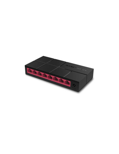 Switch, MERCUSYS, MS108G, Desktop/pedestal, 8x10Base-T / 100Base-TX / 1000Base-T, MS108G