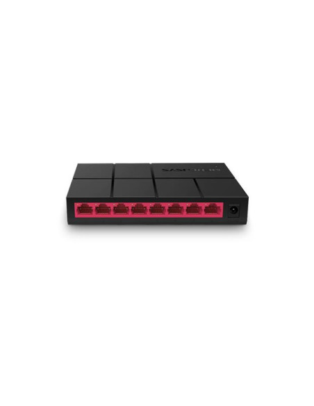 Switch, MERCUSYS, MS108G, Desktop/pedestal, 8x10Base-T / 100Base-TX / 1000Base-T, MS108G