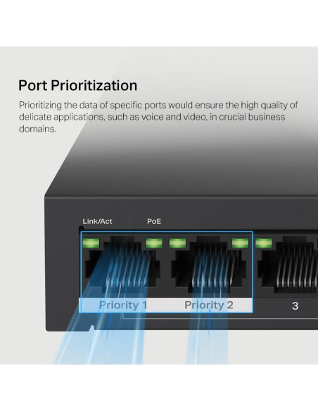 Switch, MERCUSYS, Desktop/pedestal, 10x10Base-T / 100Base-TX, PoE+ ports 8, MS110P