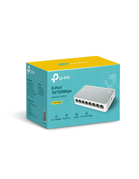 Switch, TP-LINK, 8x10Base-T / 100Base-TX, TL-SF1008D