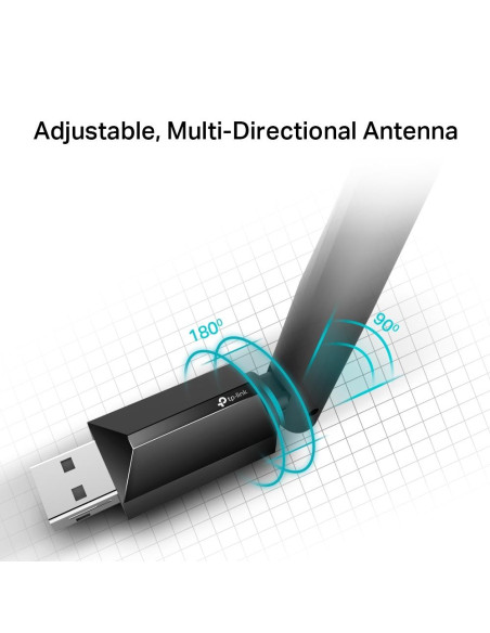 WRL ADAPTER 600MBPS USB/ARCHER T2U PLUS TP-LINK