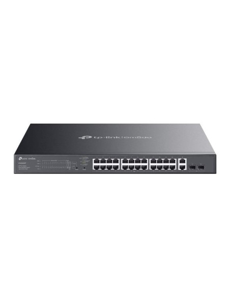 Switch, TP-LINK, Omada, ES228GMP, Switch type Managed, Switch layer L2, Rack mounting Yes, 26xRJ-45 ports, RJ-45 Ports Type Gig