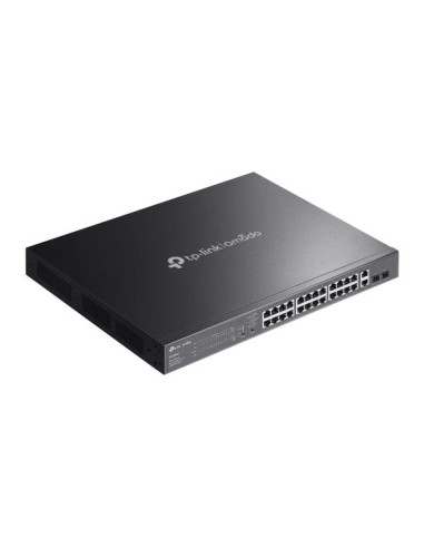 Switch, TP-LINK, Omada, ES228GMP, Switch type Managed, Switch layer L2, Rack mounting Yes, 26xRJ-45 ports, RJ-45 Ports Type Gig