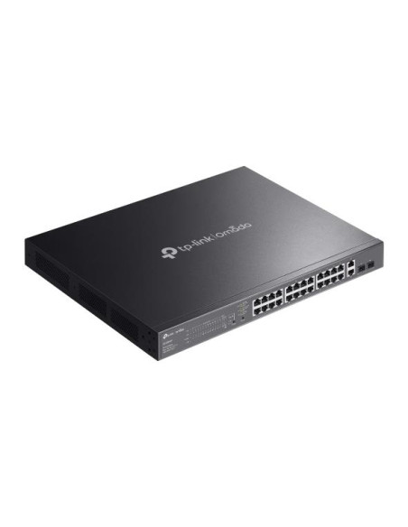 Switch, TP-LINK, Omada, ES228GMP, Switch type Managed, Switch layer L2, Rack mounting Yes, 26xRJ-45 ports, RJ-45 Ports Type Gig