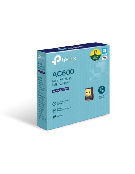 WRL ADAPTER 600MBPS USB/ARCHER T2U NANO TP-LINK