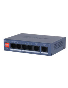 Switch, DAHUA, CS4006-4ET2GT-36, Switch type Managed, Switch layer L2, Form factor Desktop/Wall-Mounting, 6xRJ-45 ports, RJ-45 