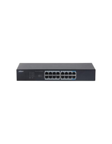 Switch, DAHUA, S3016-16GT, Switch type Unmanaged, 16xRJ-45 ports, S3016-16GT
