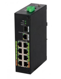 Switch, DAHUA, LR2110-8ET-120-V2, PoE ports 8, DH-LR2110-8ET-120-V2