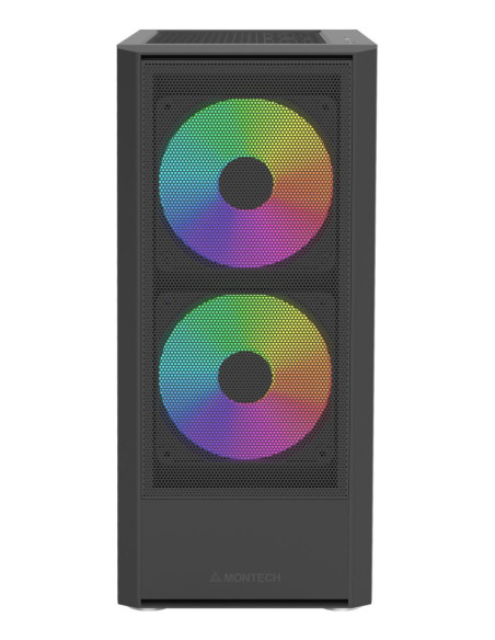 Case, MONTECH, ATX/micro ATX/Mini-ITX, Black, Midi Tower, PC, ?????? MONTECH X2 PLUS (B), X2PLUS(B)