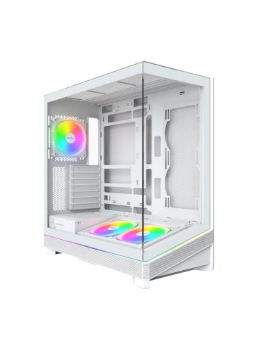Case, MONTECH, ATX/micro ATX/Mini-ITX/BTF, White, MONTECH SKY 3 (W), SKY3(W)
