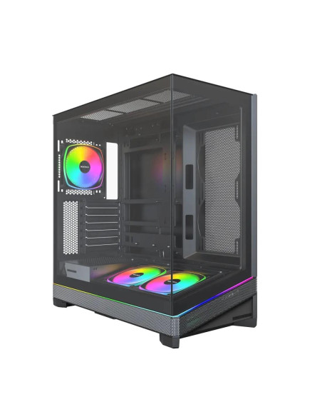 Case, MONTECH, ATX/micro ATX/Mini-ITX/BTF, Black, MONTECH SKY 3 (B), SKY3(B)