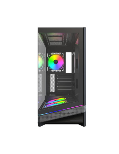 Case, MONTECH, ATX/micro ATX/Mini-ITX/BTF, Black, MONTECH SKY 3 (B), SKY3(B)