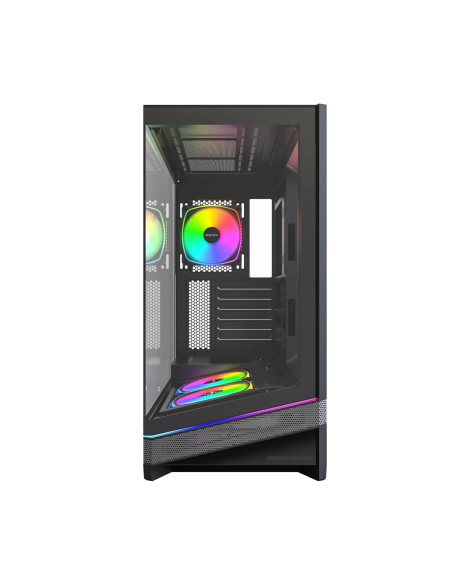 Case, MONTECH, ATX/micro ATX/Mini-ITX/BTF, Black, MONTECH SKY 3 (B), SKY3(B)