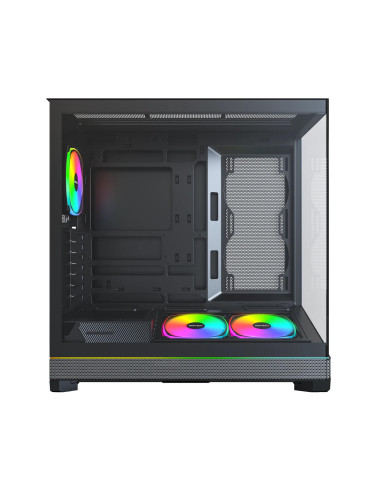 Case, MONTECH, ATX/micro ATX/Mini-ITX/BTF, Black, MONTECH SKY 3 (B), SKY3(B)