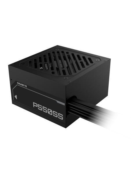 Power Supply, GIGABYTE, 550 Watts, Efficiency 80 PLUS SILVER, PFC Active, MTBF 100000 hours, GP-P550SS