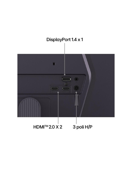 LCD Monitor, LG, 24.4 ", 1920 x 1080 pixels, Full HD, Native aspect ratio 16:9, LCD, Flat, 25G523B-B