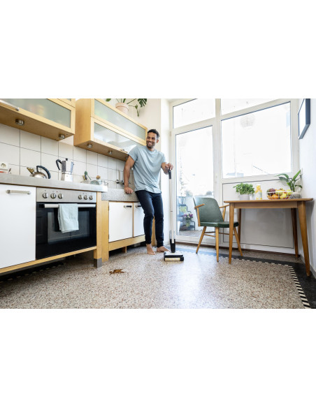 Vacuum Cleaner, KARCHER, dry&wet, Electric broom, Grey/White/Black, Bagless, Battery, 2.3 kg, 1.056-200.0