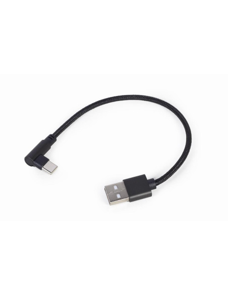 CABLE USB2 TO USB-C ANGLED/CC-USB2-AMCML-0.2M GEMBIRD