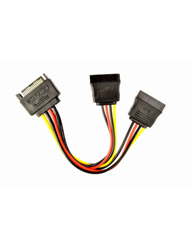CABLE POWER SPLITTER SATA/0.15M CC-SATAM2F-01 GEMBIRD