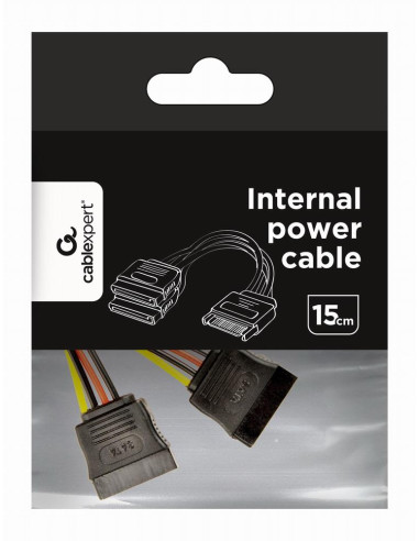 CABLE POWER SPLITTER SATA/0.15M CC-SATAM2F-01 GEMBIRD