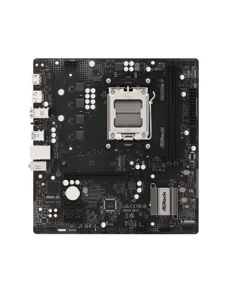 Mainboard, ASROCK, AMD A620A, Socket AM5, micro ATX, RAM DDR5-SDRAM, 2xSlots, 1xNumber of M.2 (M) slots, A620AM-P