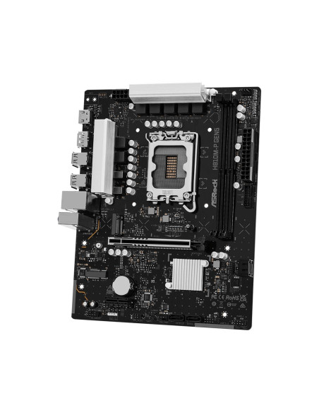 Mainboard, ASROCK, Intel H810, LGA 1851 (Socket V1), micro ATX, RAM DDR5-SDRAM, 2xSlots, 1xNumber of M.2 (M) slots, H810M-PGEN5