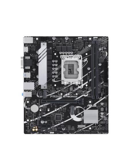 Mainboard, ASUS, Intel B760 Express, LGA1700, Micro-ATX, Memory DDR5, Memory slots 2, 2xPCI-Express 4.0 1x, 1xPCI-Express 4.0 1